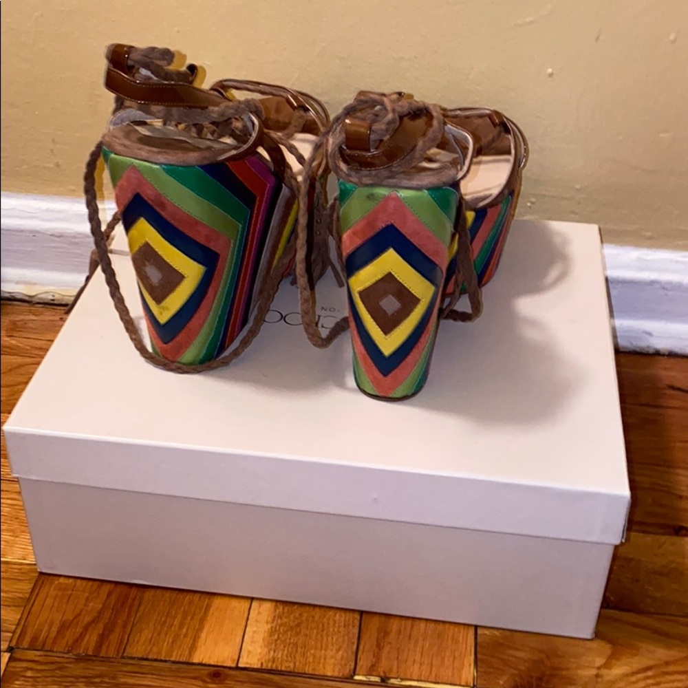 Jimmy Choo Wedge Platform Used In Box - image 3